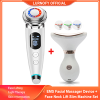 Masażer do twarzy face massager RF urządzenie do liftingu twarzy LED Radio częstotliwość odmładzanie skóry usuwanie zmarszczek Lifting twarzy szyi szczuplejsze maszyny 1